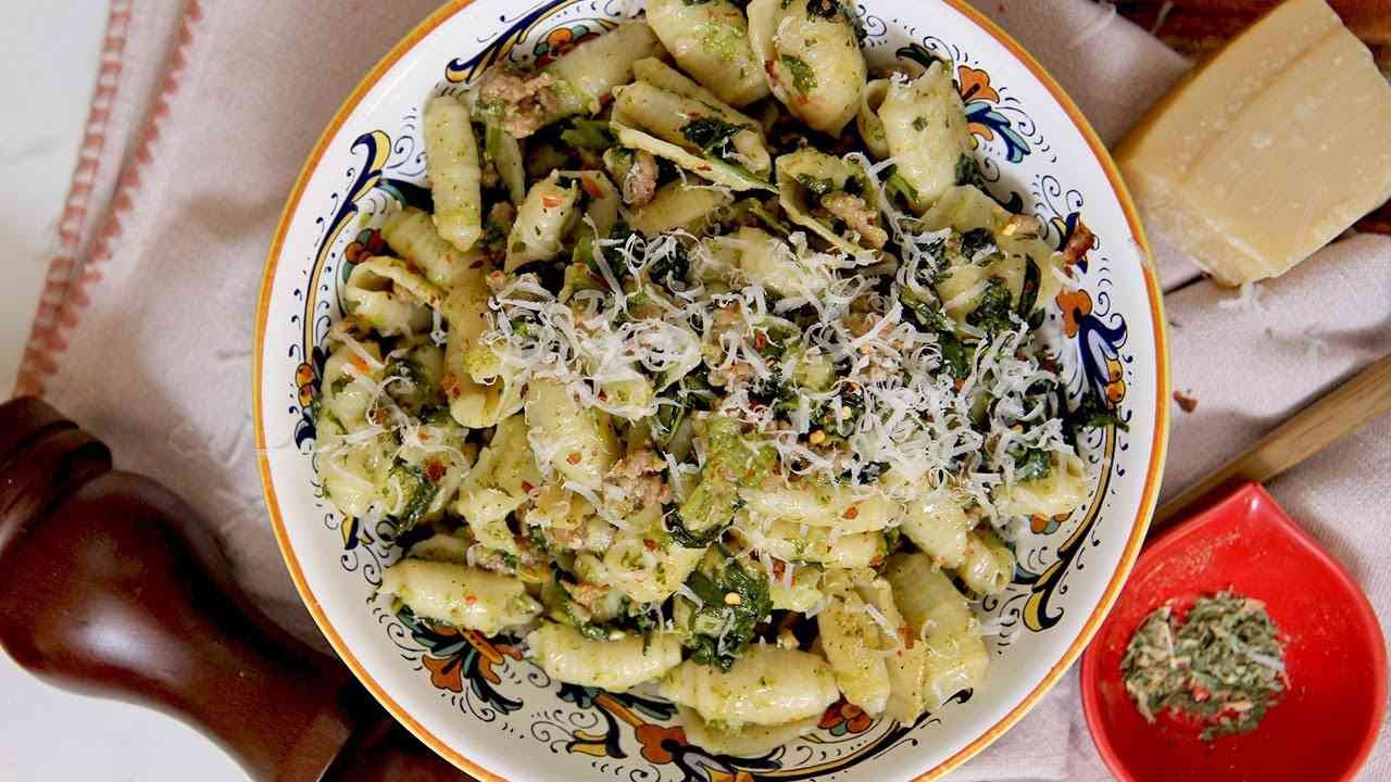 Orecchiette with Sausage and Broccoli - Pasta